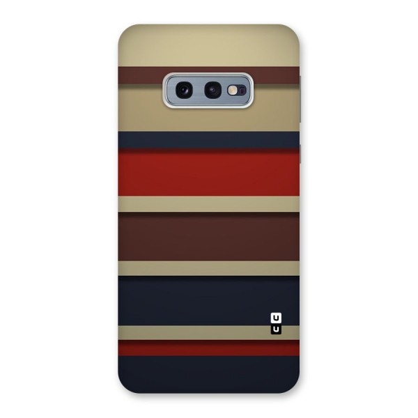 Elegant Stripes Pattern Back Case for Galaxy S10e