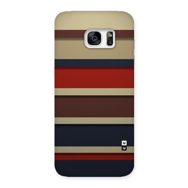 Elegant Stripes Pattern Back Case for Galaxy S7 Edge