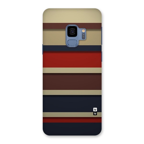 Elegant Stripes Pattern Back Case for Galaxy S9