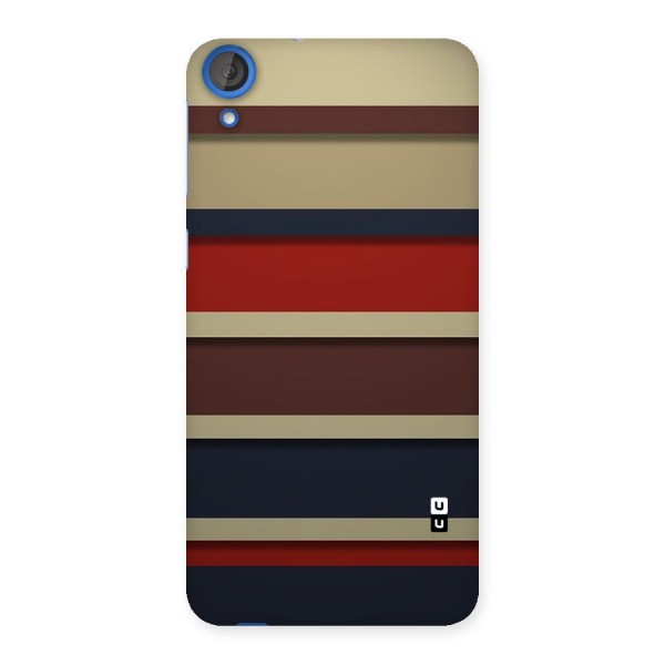 Elegant Stripes Pattern Back Case for HTC Desire 820s
