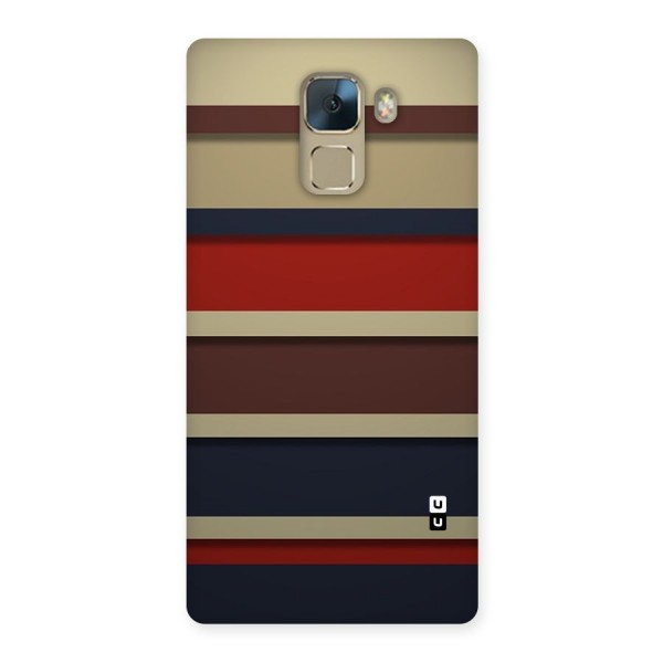 Elegant Stripes Pattern Back Case for Huawei Honor 7