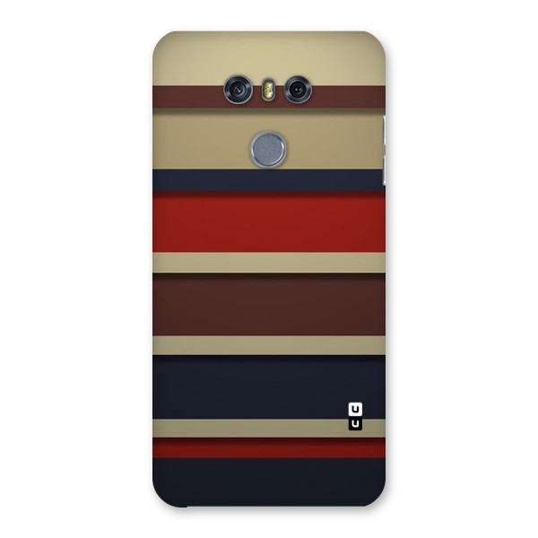 Elegant Stripes Pattern Back Case for LG G6
