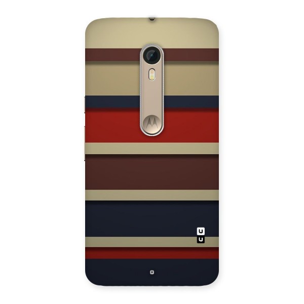 Elegant Stripes Pattern Back Case for Motorola Moto X Style