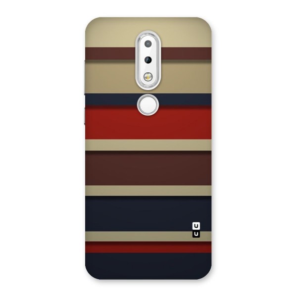 Elegant Stripes Pattern Back Case for Nokia 6.1 Plus