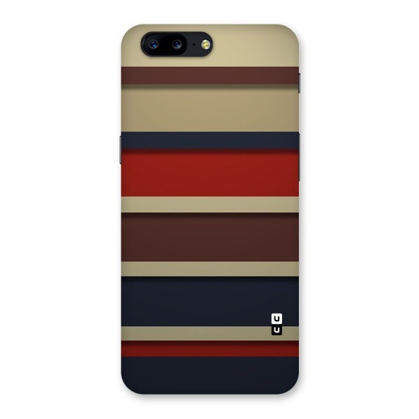 Elegant Stripes Pattern Back Case for OnePlus 5