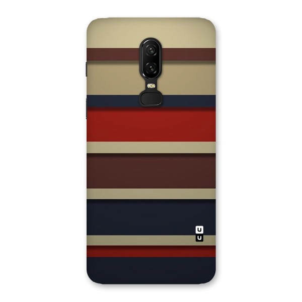 Elegant Stripes Pattern Back Case for OnePlus 6