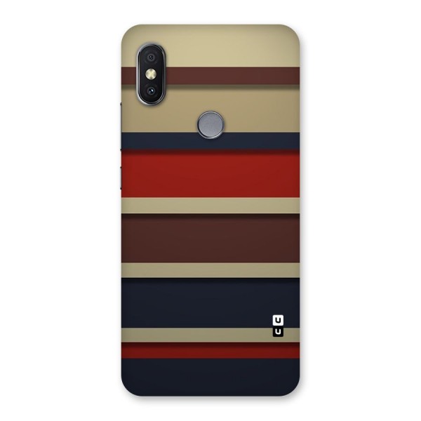 Elegant Stripes Pattern Back Case for Redmi Y2