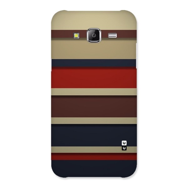 Elegant Stripes Pattern Back Case for Samsung Galaxy J5