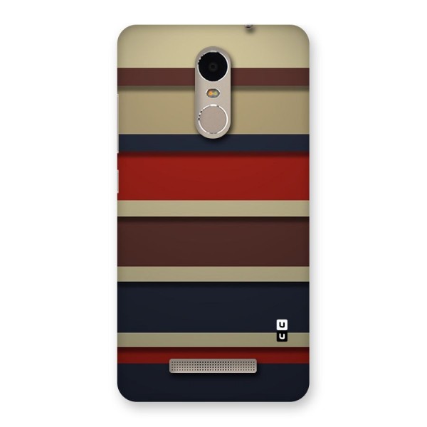 Elegant Stripes Pattern Back Case for Xiaomi Redmi Note 3