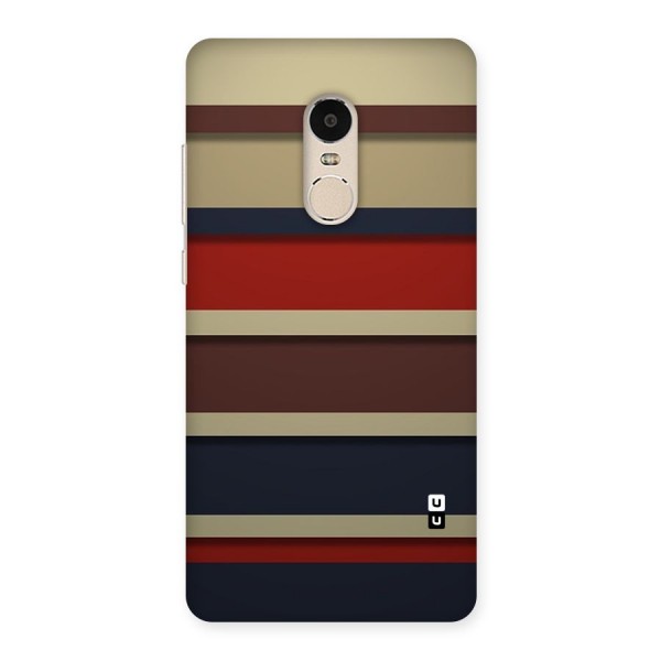 Elegant Stripes Pattern Back Case for Xiaomi Redmi Note 4