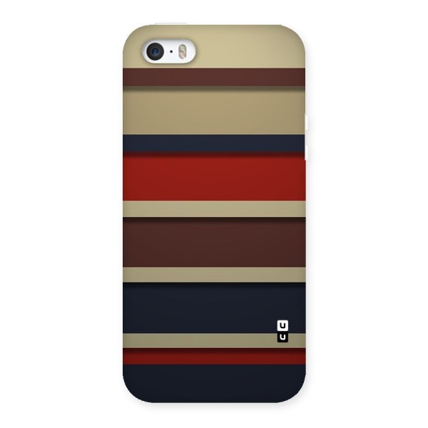 Elegant Stripes Pattern Back Case for iPhone SE