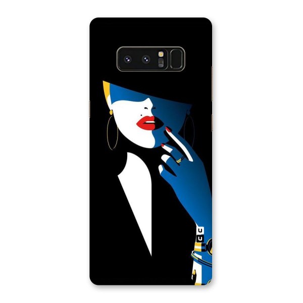 Elegant Woman Back Case for Galaxy Note 8