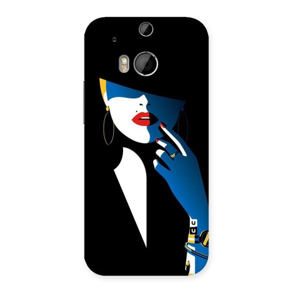 Elegant Woman Back Case for HTC One M8