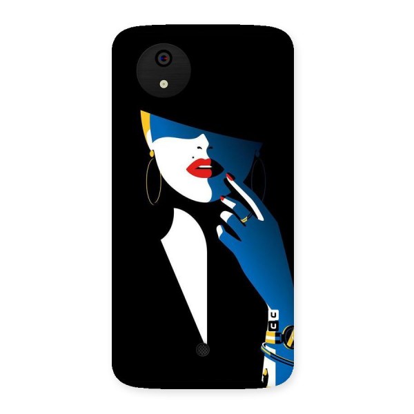 Elegant Woman Back Case for Micromax Canvas A1