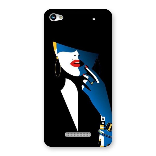Elegant Woman Back Case for Micromax Hue 2