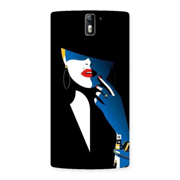 Elegant Woman Back Case for One Plus One
