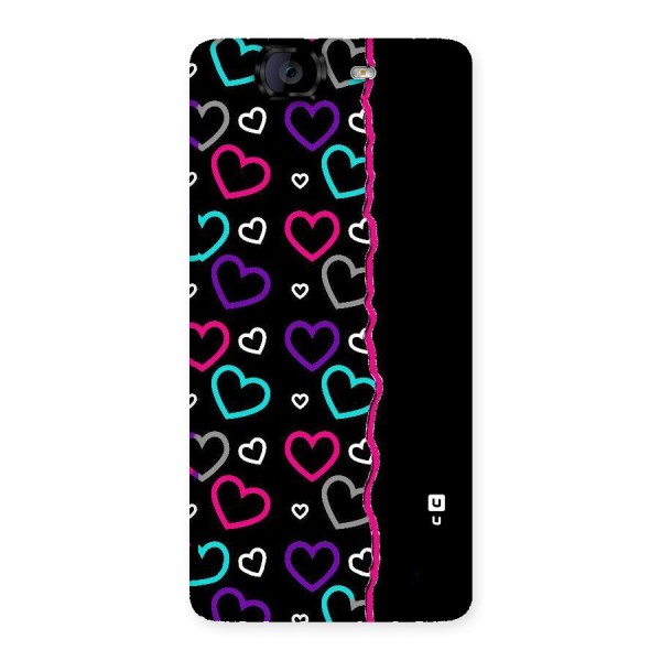 Empty Hearts Back Case for Canvas Knight A350