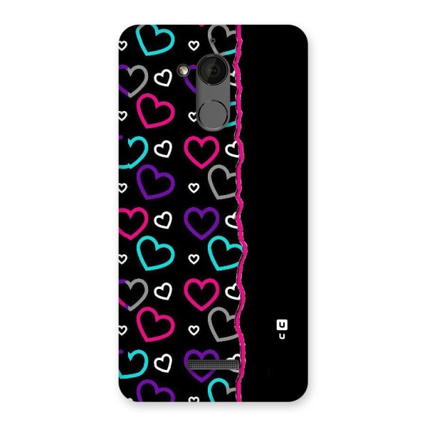 Empty Hearts Back Case for Coolpad Note 5
