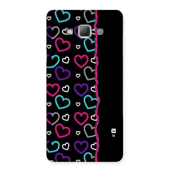 Empty Hearts Back Case for Galaxy A7