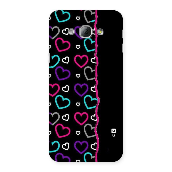 Empty Hearts Back Case for Galaxy A8