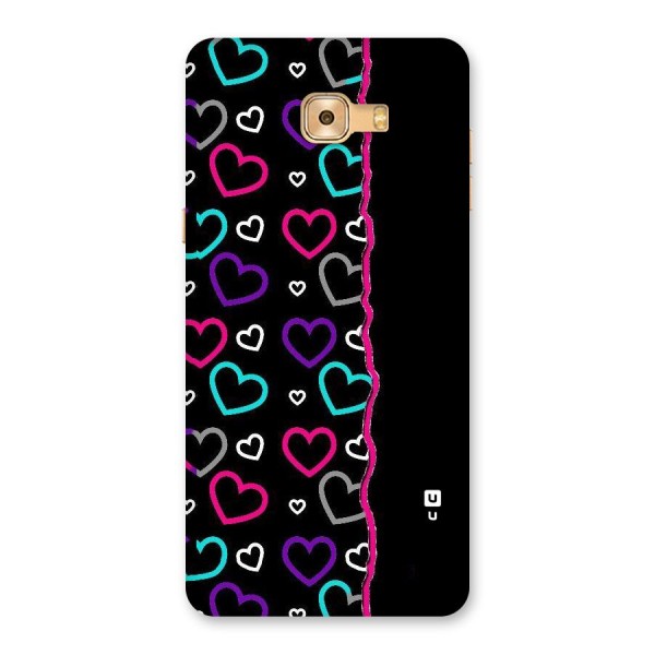 Empty Hearts Back Case for Galaxy C9 Pro