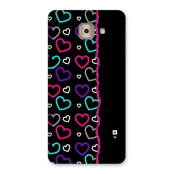 Empty Hearts Back Case for Galaxy J7 Max