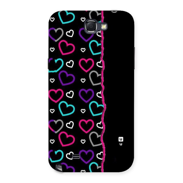 Empty Hearts Back Case for Galaxy Note 2