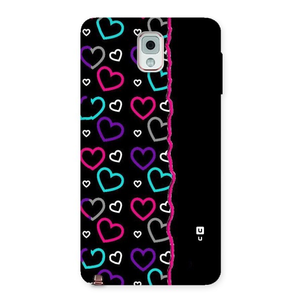 Empty Hearts Back Case for Galaxy Note 3
