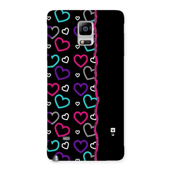 Empty Hearts Back Case for Galaxy Note 4