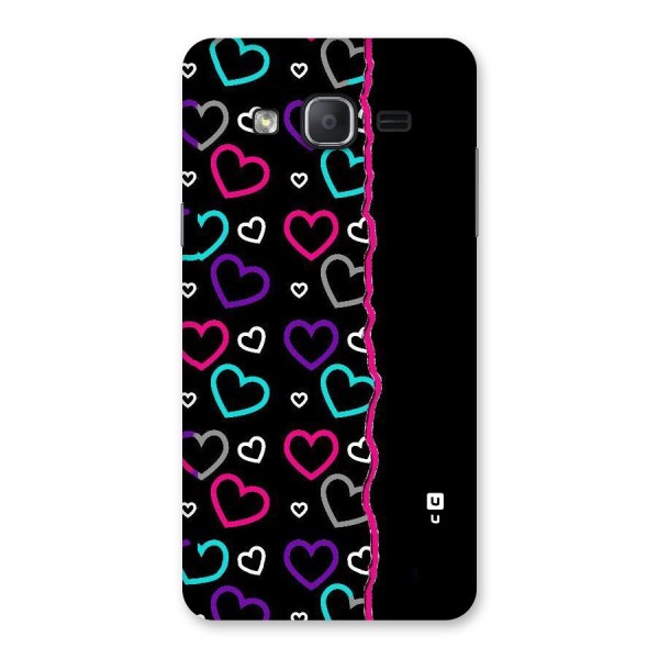 Empty Hearts Back Case for Galaxy On7 Pro