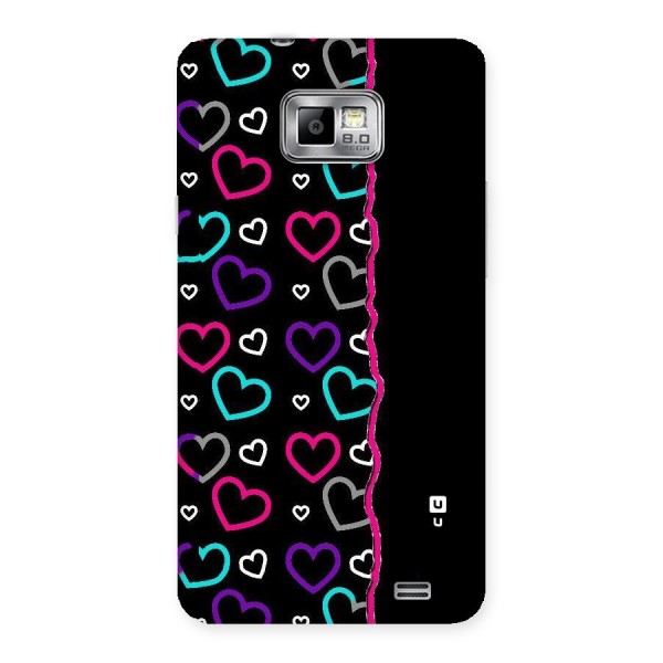 Empty Hearts Back Case for Galaxy S2