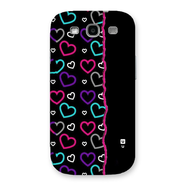 Empty Hearts Back Case for Galaxy S3