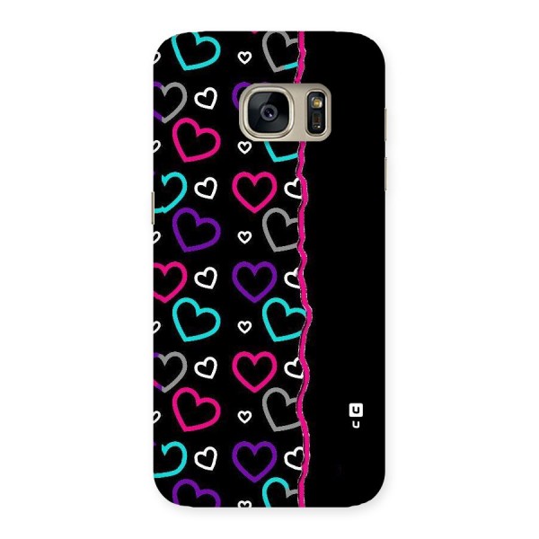 Empty Hearts Back Case for Galaxy S7