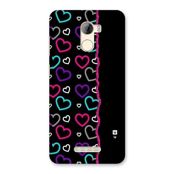 Empty Hearts Back Case for Gionee A1 LIte