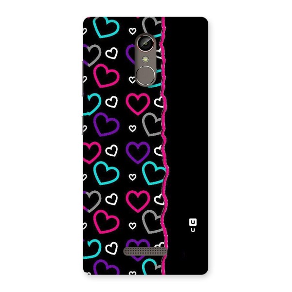 Empty Hearts Back Case for Gionee S6s