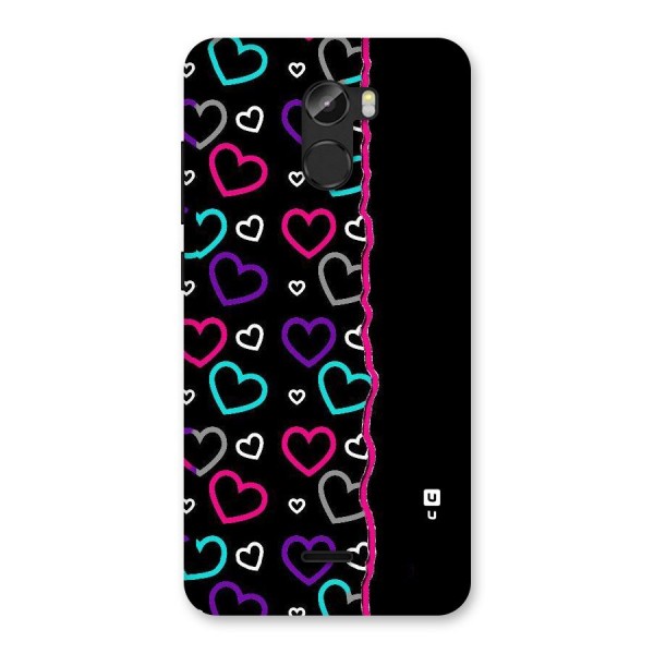 Empty Hearts Back Case for Gionee X1