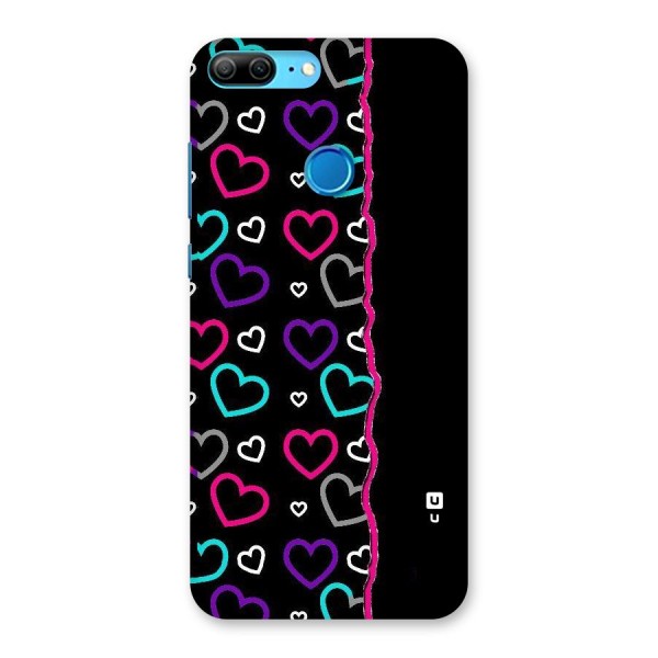 Empty Hearts Back Case for Honor 9 Lite