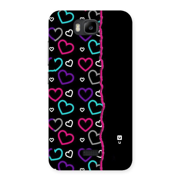 Empty Hearts Back Case for Honor Bee