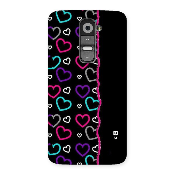 Empty Hearts Back Case for LG G2