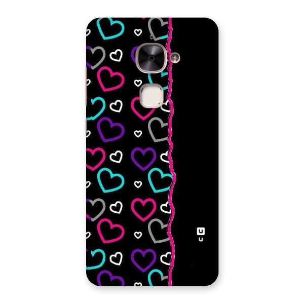 Empty Hearts Back Case for Le 2