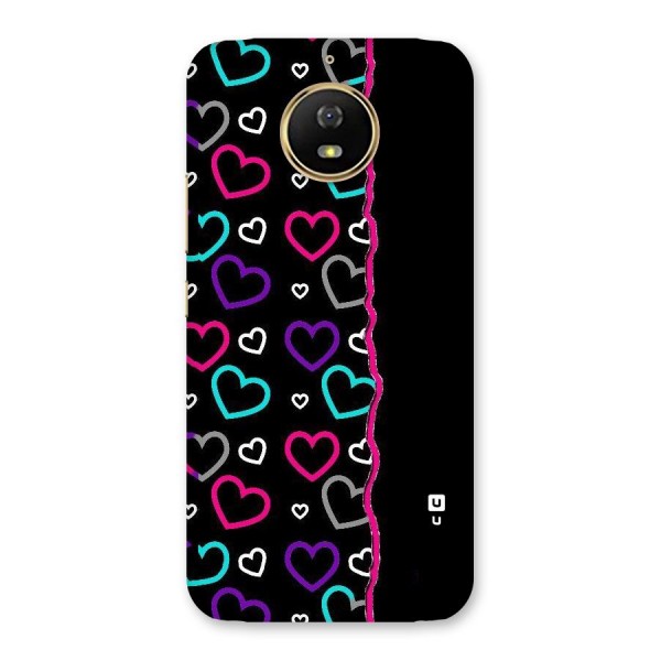 Empty Hearts Back Case for Moto G5s