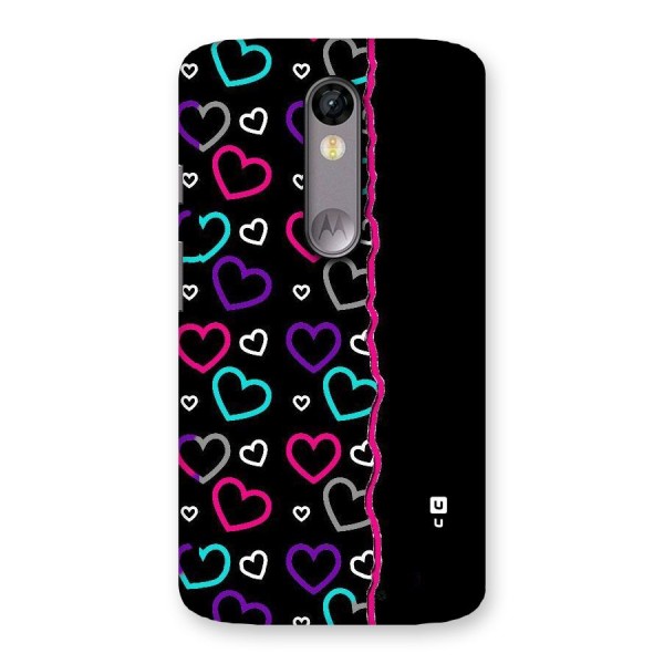 Empty Hearts Back Case for Moto X Force