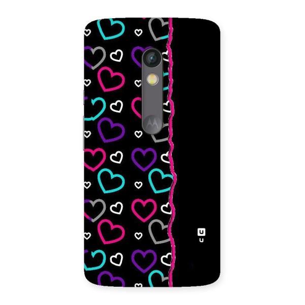 Empty Hearts Back Case for Moto X Play