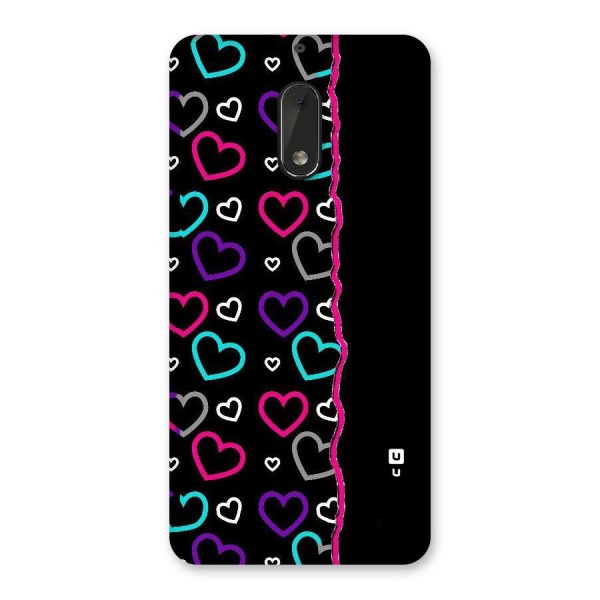 Empty Hearts Back Case for Nokia 6