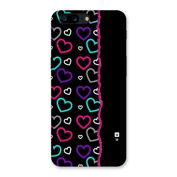 Empty Hearts Back Case for OnePlus 5