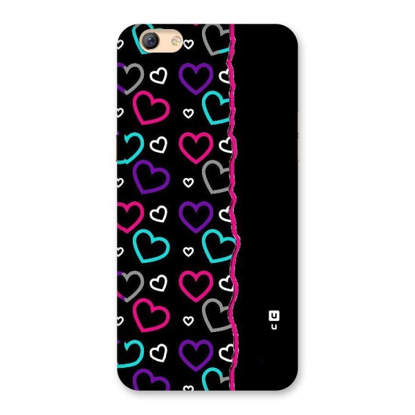 Empty Hearts Back Case for Oppo F3 Plus