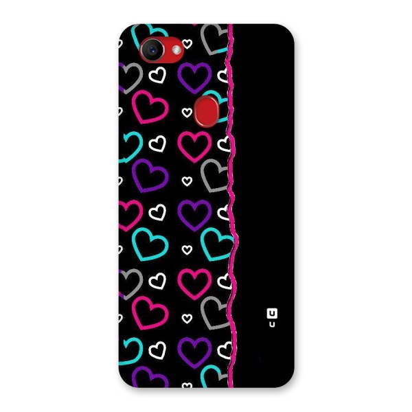 Empty Hearts Back Case for Oppo F7