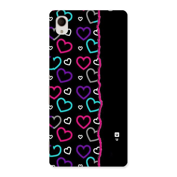 Empty Hearts Back Case for Sony Xperia M4