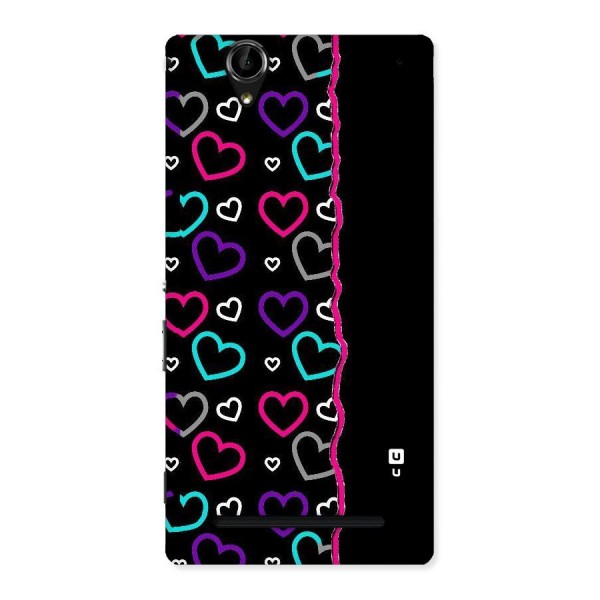 Empty Hearts Back Case for Sony Xperia T2