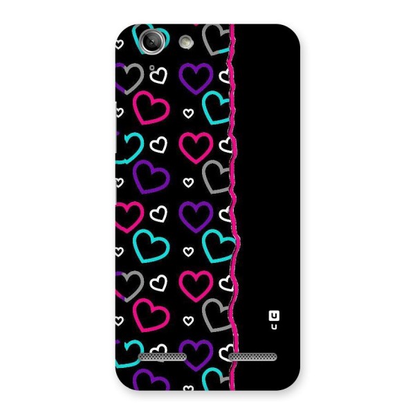 Empty Hearts Back Case for Vibe K5 Plus